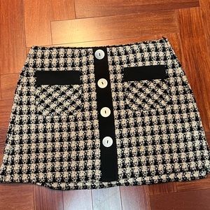 Zara mini knitted skirt